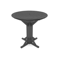 Round Framed Bar-Height Table - 44"D
