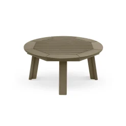 Round Framed Coffee Table - 38"D