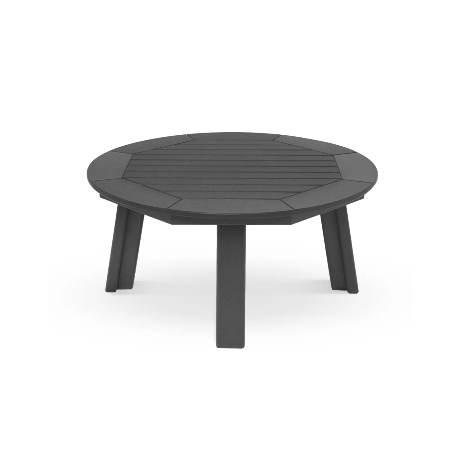 Round Framed Coffee Table - 38"D