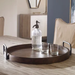 Round Wooden Tray