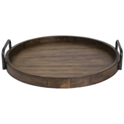 Round Wooden Tray