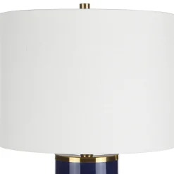 Royal Blue Ceramic Table Lamp