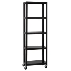 RTA Mobile 5-Shelf Bookcase – 24" W x 72" H