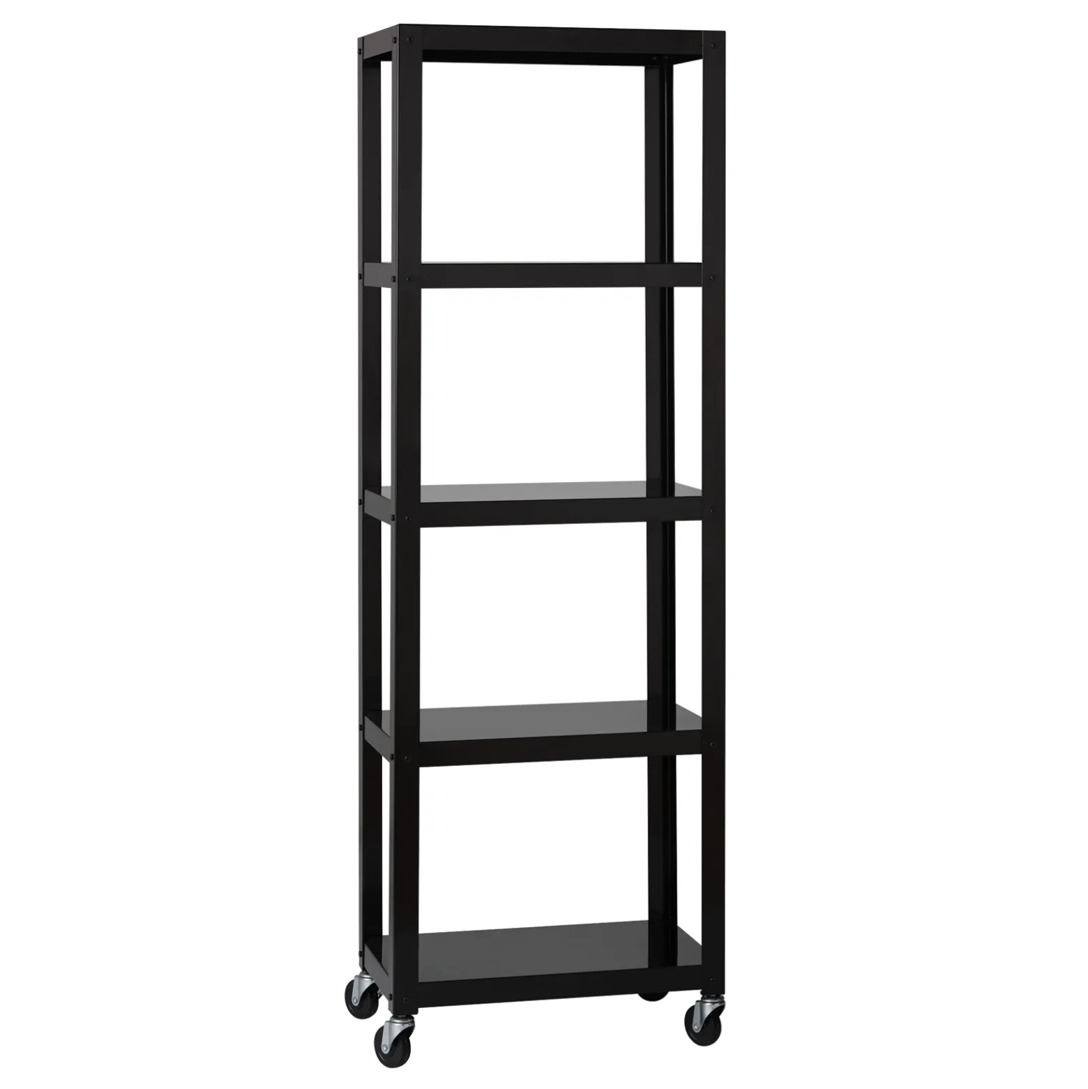 RTA Mobile 5-Shelf Bookcase – 24" W x 72" H