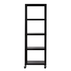 RTA Mobile 5-Shelf Bookcase – 24" W x 72" H
