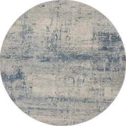 Rustic Textures 8' Round Area Rug
