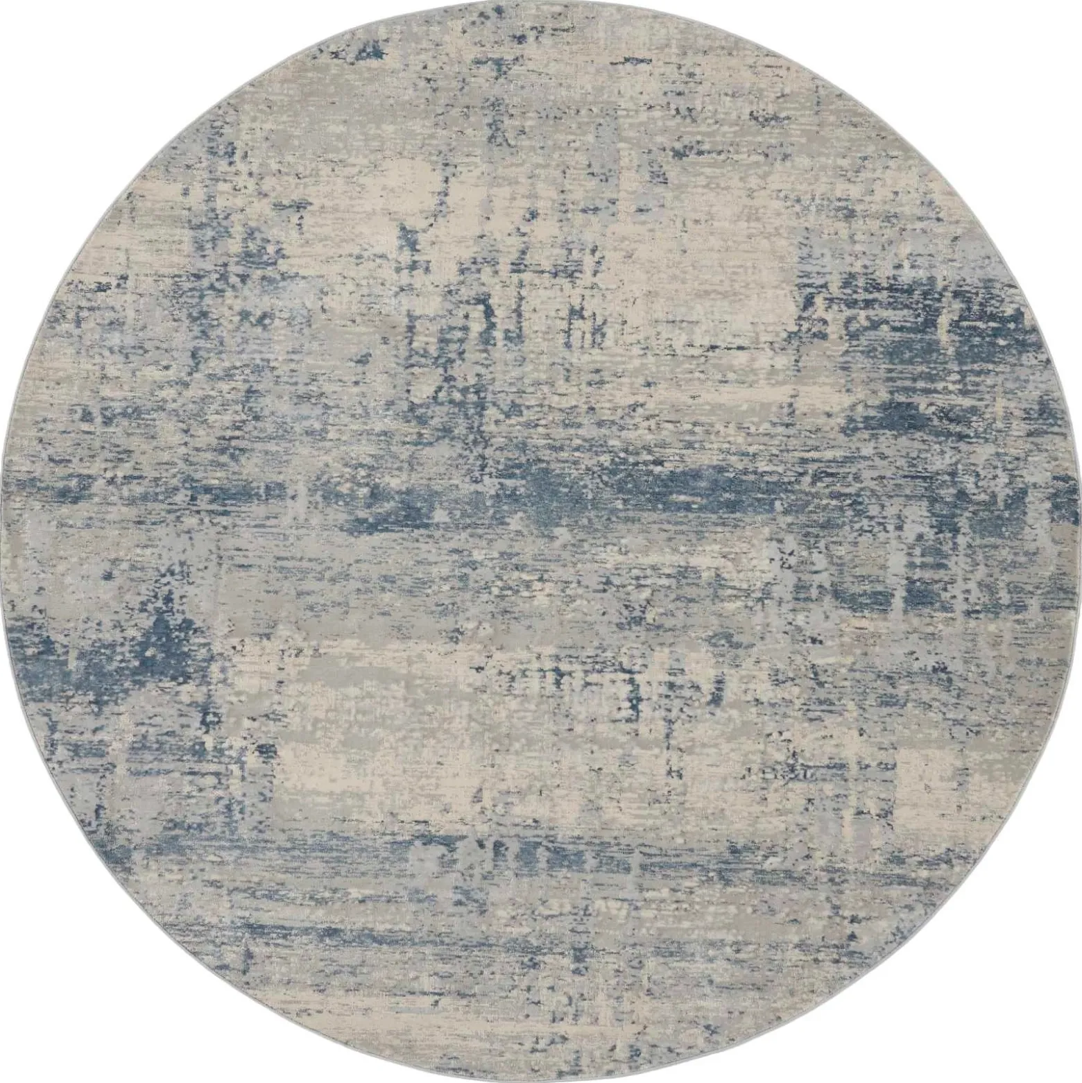Rustic Textures 8' Round Area Rug