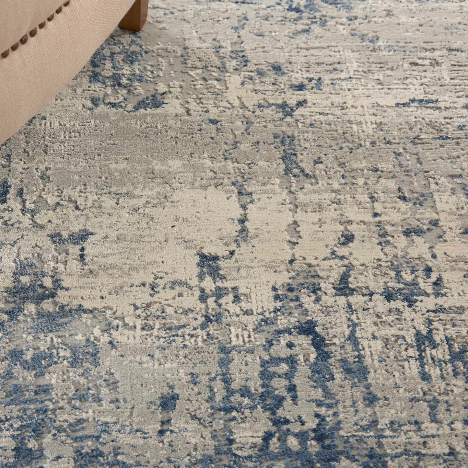 Rustic Textures 8' Round Area Rug