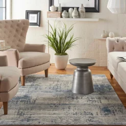 Rustic Textures 4'x6 Area Rug
