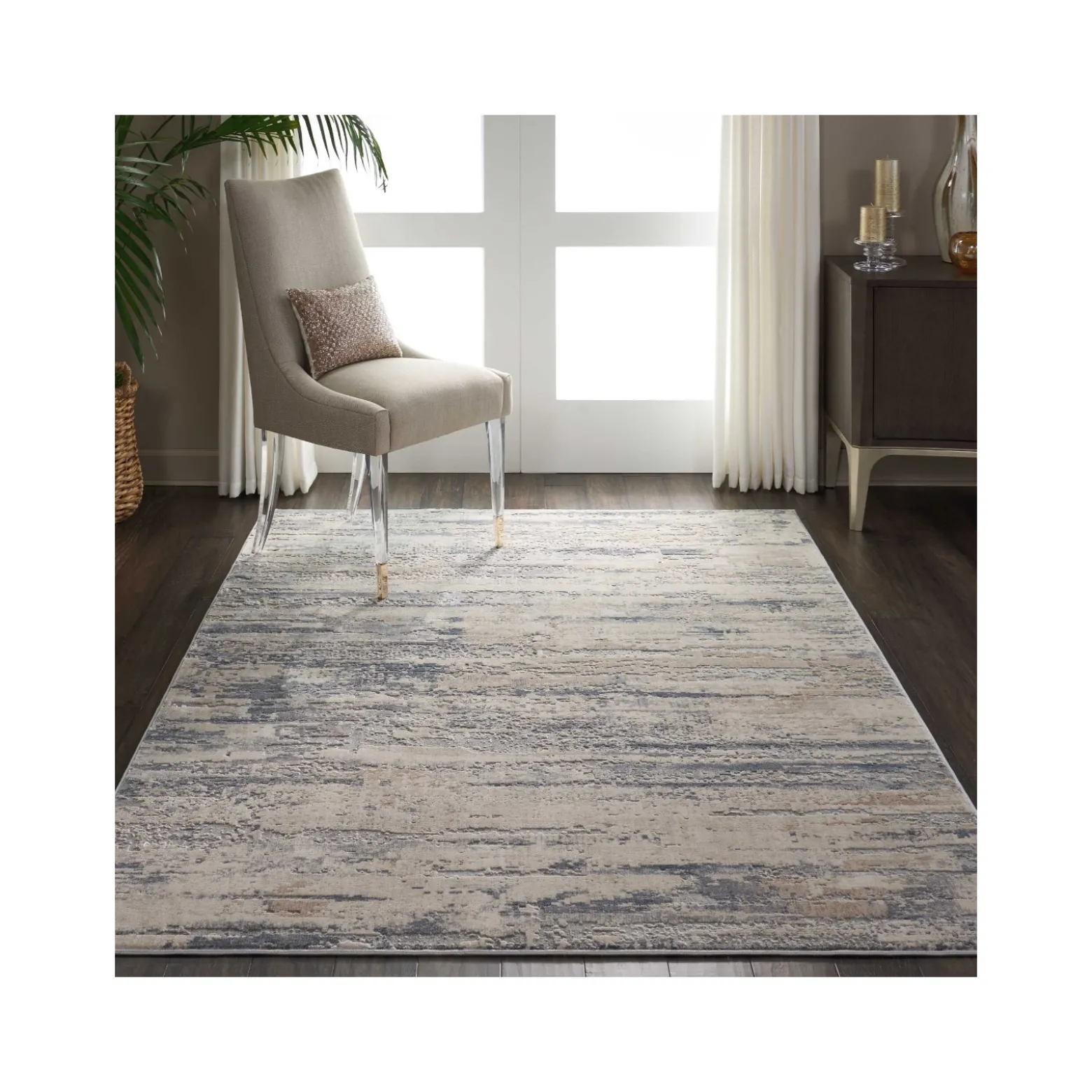 Rustic Textures 5'x7' Area Rug