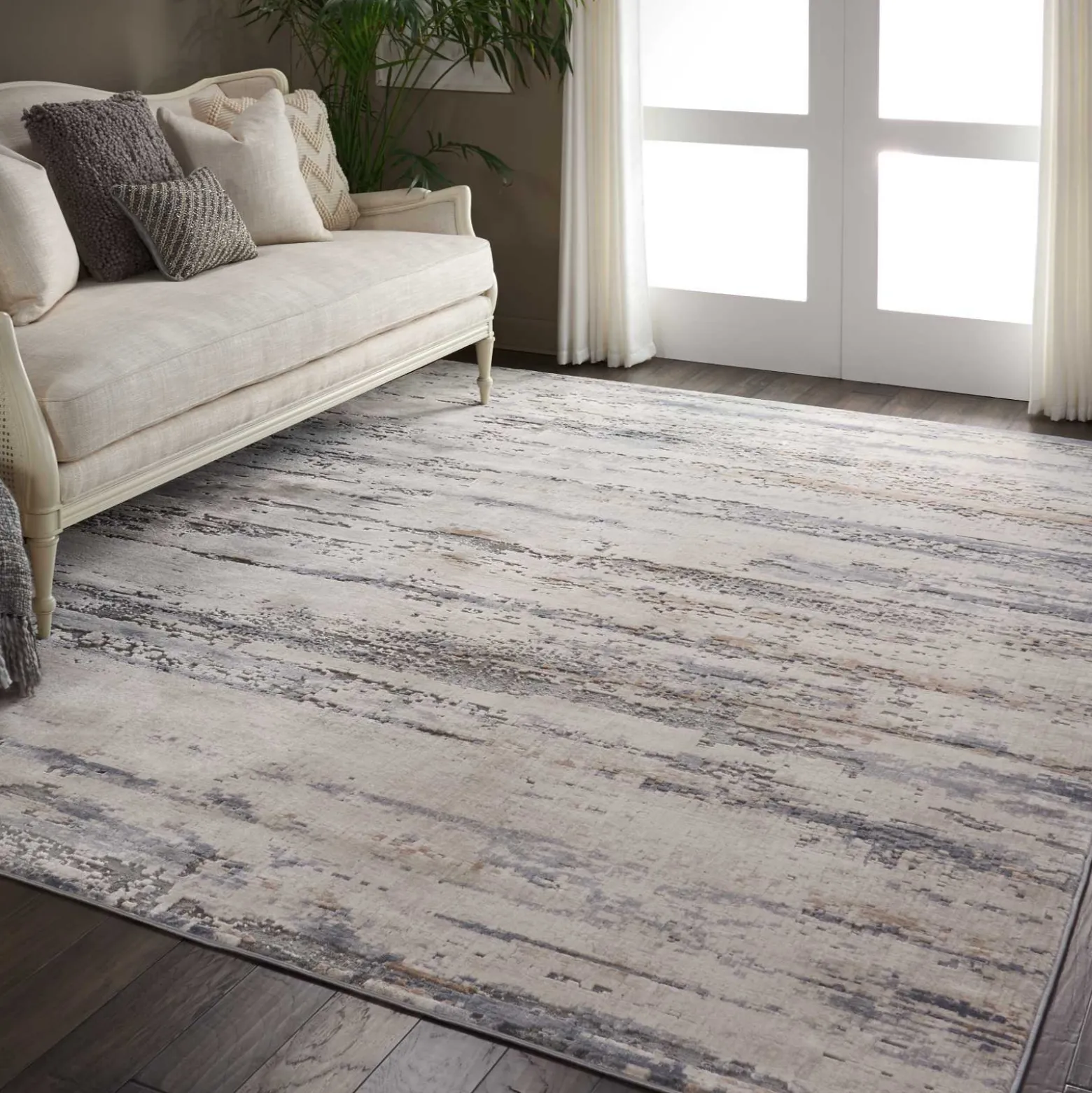Rustic Textures 9'x13' Area Rug