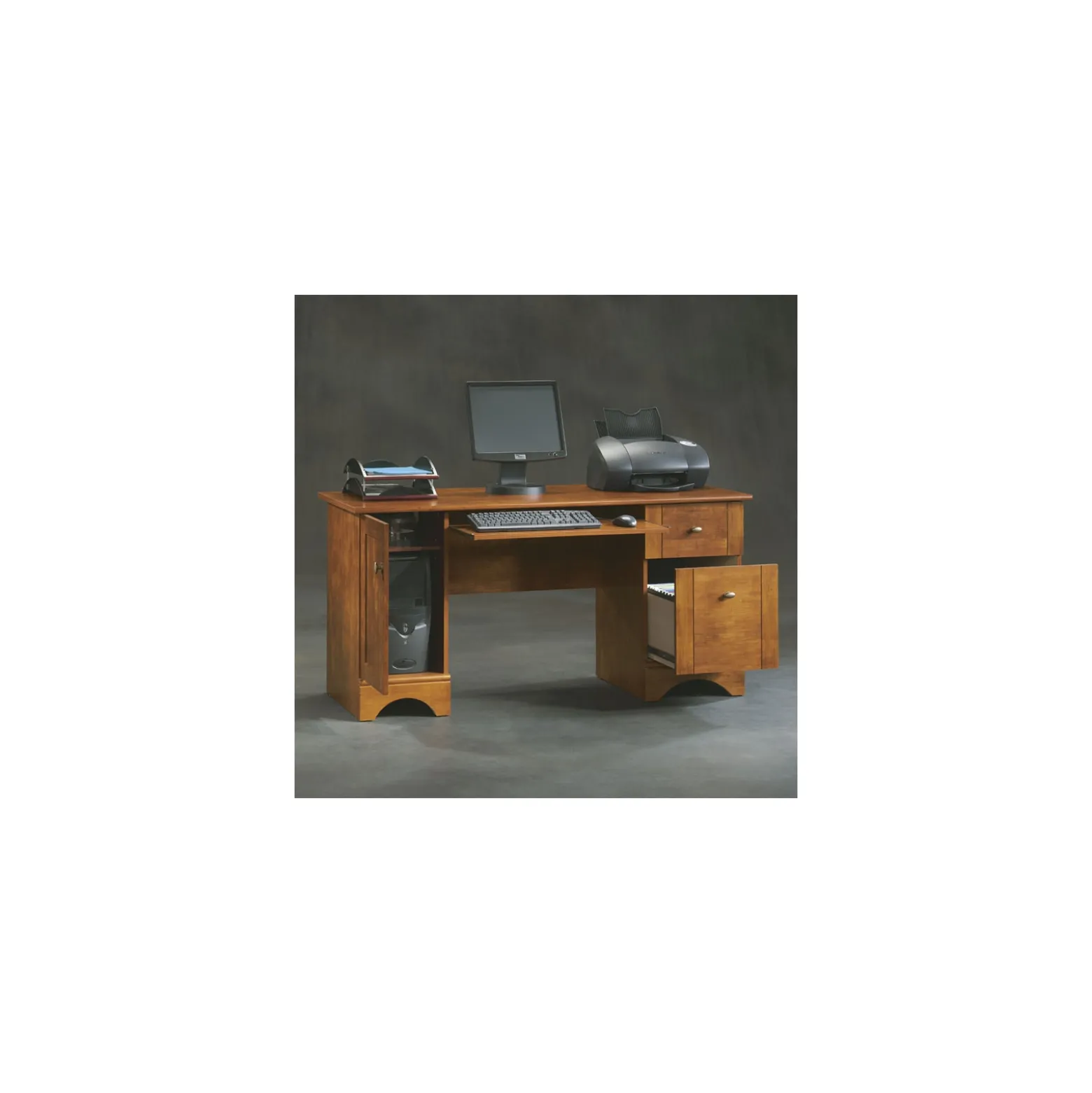 Sauder Select Double Pedestal Computer Desk - 59"W x 23"D