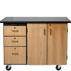 Science Lab Cabinet with External Drawers