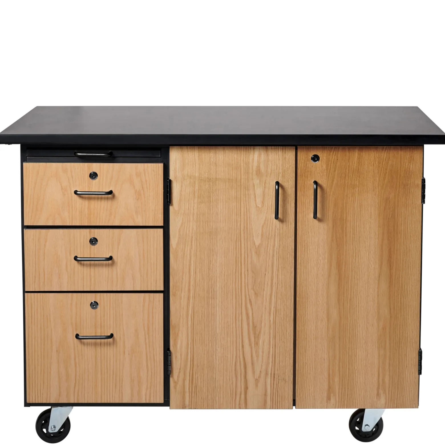 Science Lab Cabinet with External Drawers
