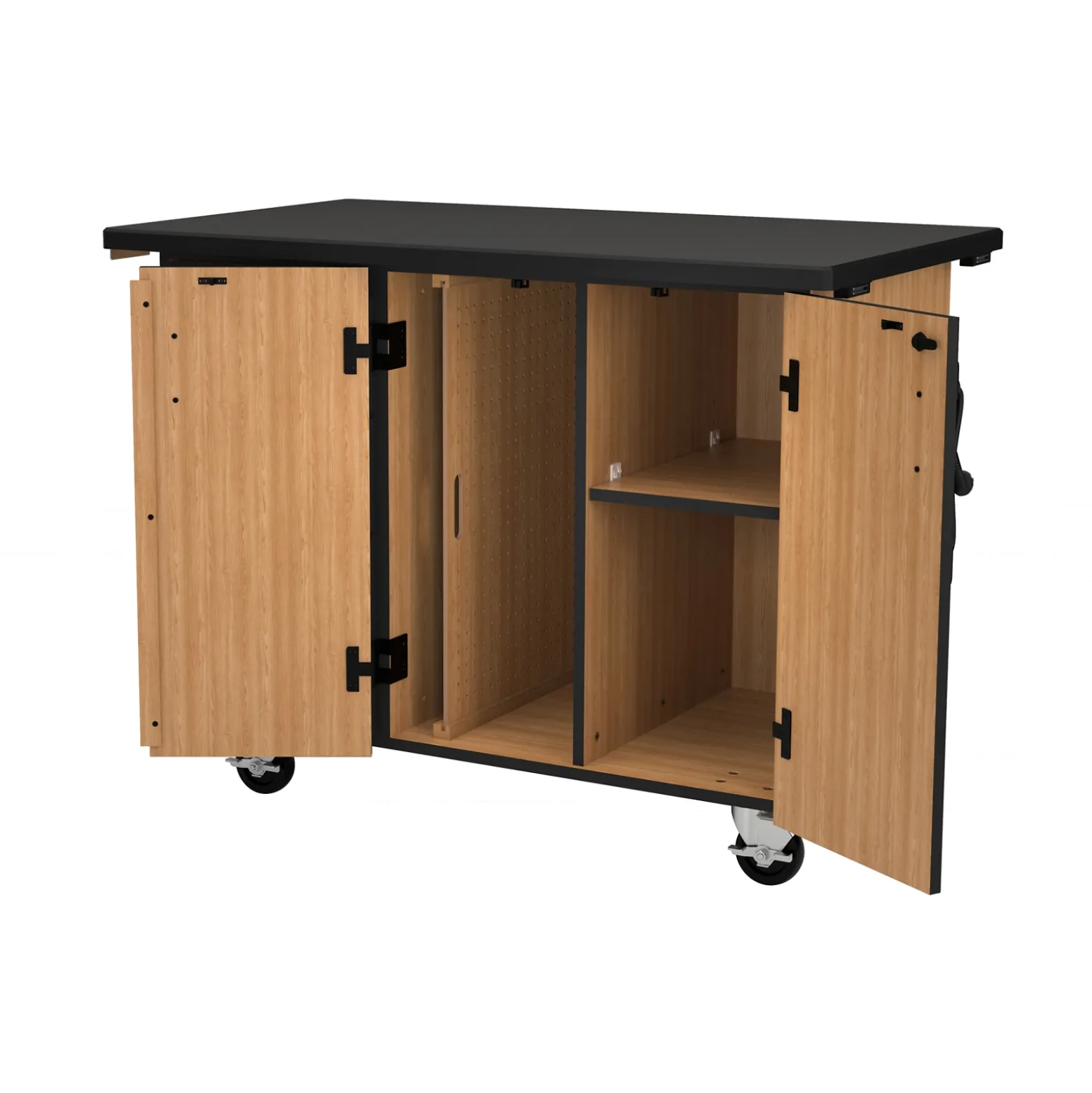 Science Lab Cabinet with External Drawers
