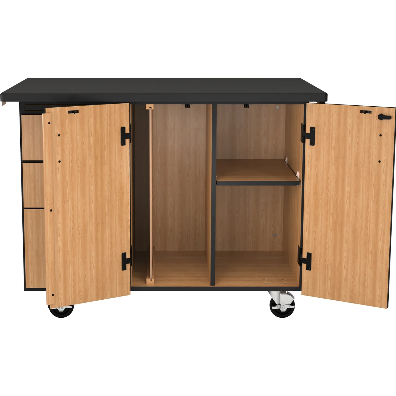 Science Lab Cabinet with External Drawers