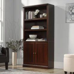 Select 5-Shelf Bookcase with Doors - 70