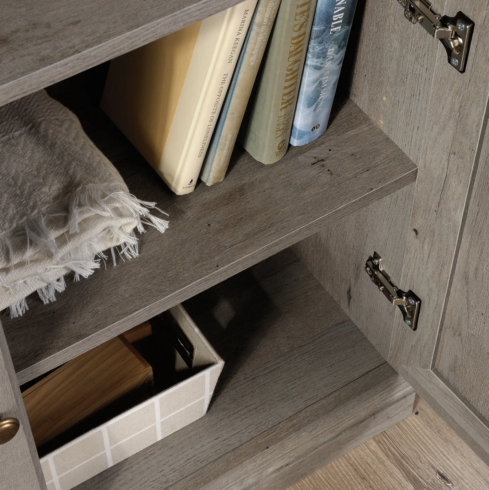 Select 5-Shelf Bookcase with Doors - 70"H
