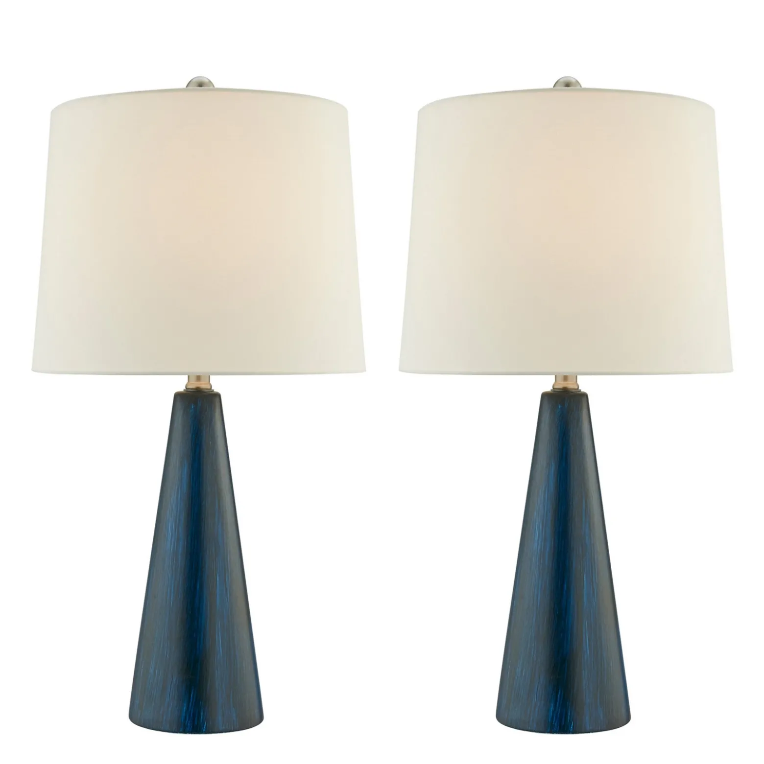 Set of Two Ceramic Base Table Lamps - 24 1/4"H
