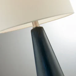 Set of Two Ceramic Base Table Lamps - 24 1/4