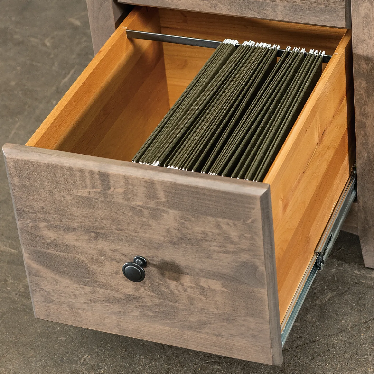 Shaker Home Office Solid Wood Two Drawer File - 18"W
