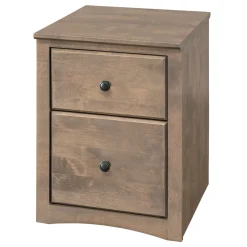 Shaker Home Office Solid Wood Rolling 2-Drawer File Cabinet – 30"H