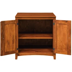 Shaker Home Office Solid Wood Two Door Storage Cabinet - 28.5