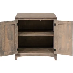 Shaker Home Office Solid Wood Two Door Storage Cabinet - 28.5
