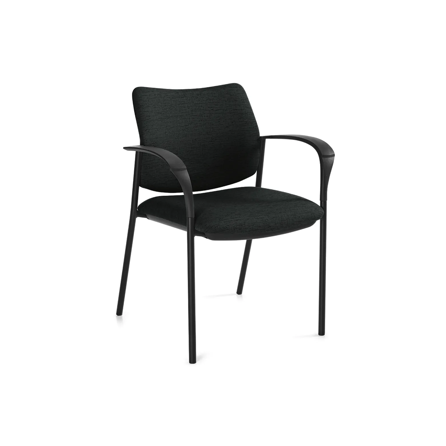 Sidero Fabric Stack Chair with Arms