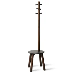 Signature Accents 6-Hook Coatrack and Stool