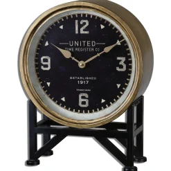 Signature Accents Industrial Table Clock
