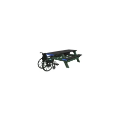 Single ADA Accessible Recycled Plastic Picnic Table