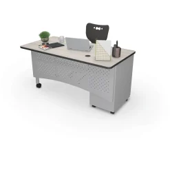 Single Pedestal Desk - 60"W x 30"D