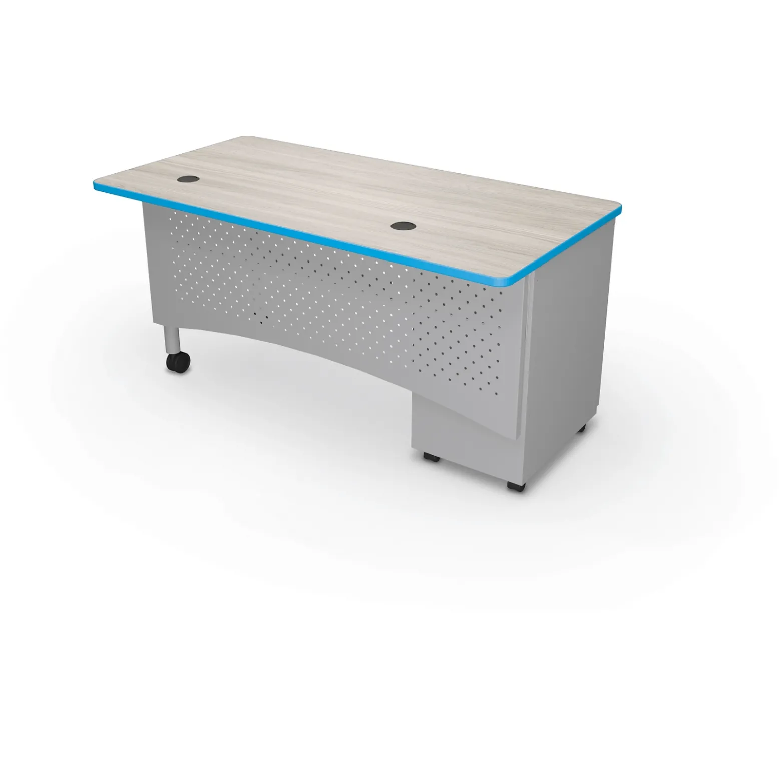 Single Pedestal Desk - 60"W x 30"D