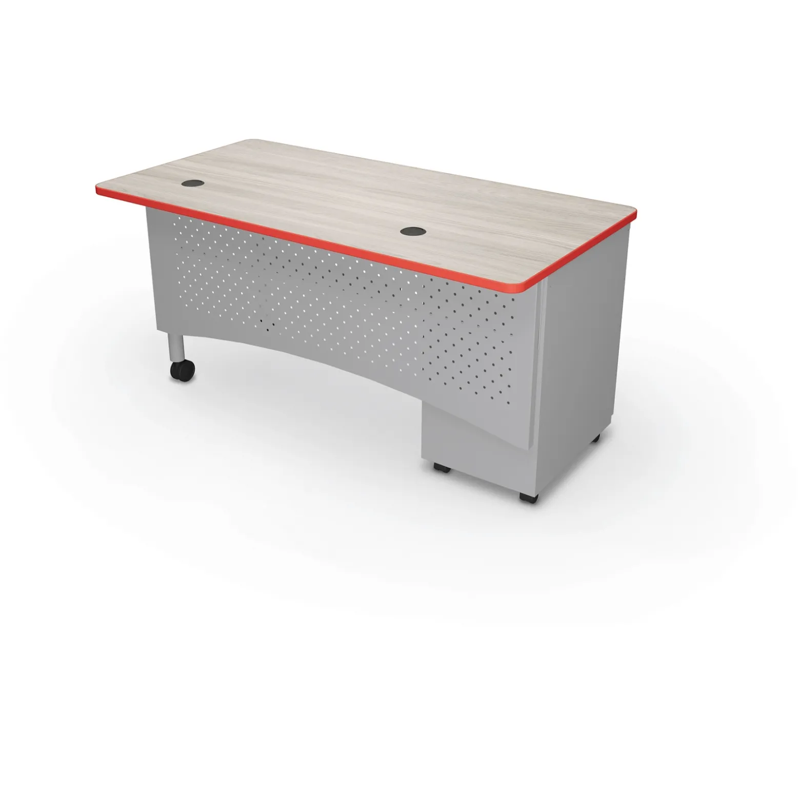 Single Pedestal Desk - 60"W x 30"D