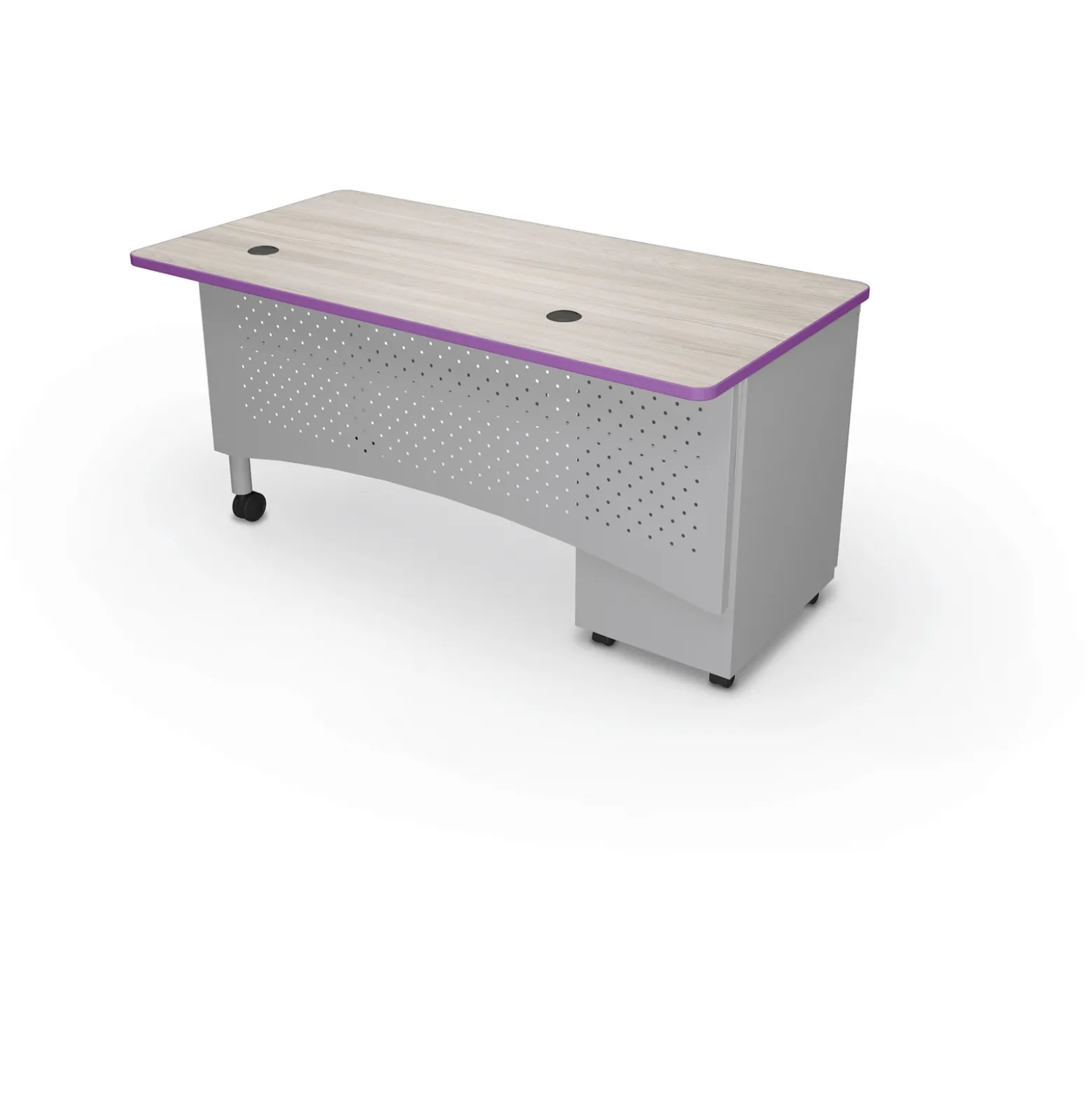 Single Pedestal Desk - 60"W x 30"D