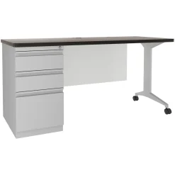Single Pedestal Modern Teacher Desk - 60