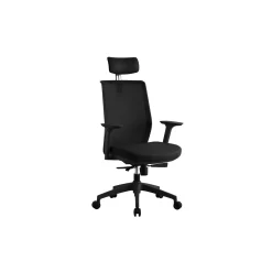 Sleek Mesh Back Office Chair with Headrest