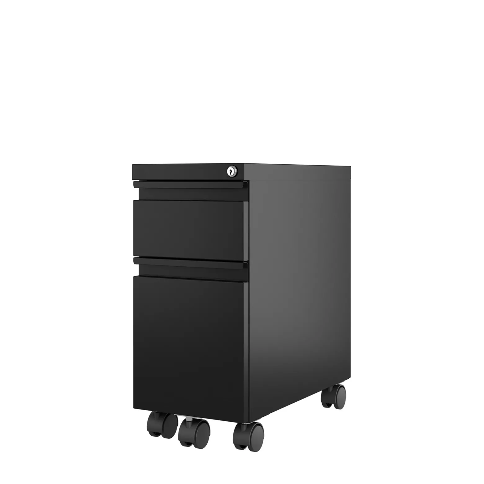 Slim 2-Drawer Mobile Pedestal - 10"W x 20"D