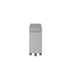 Slim Hidden Drawer Mobile Pedestal - 10"W