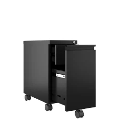 Slim Hidden Drawer Mobile Pedestal - 10