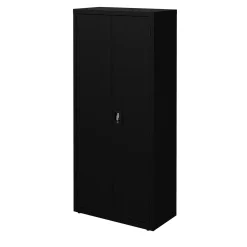 Slim Metal Storage Cabinet with Locking Doors - 30"W x 66"H