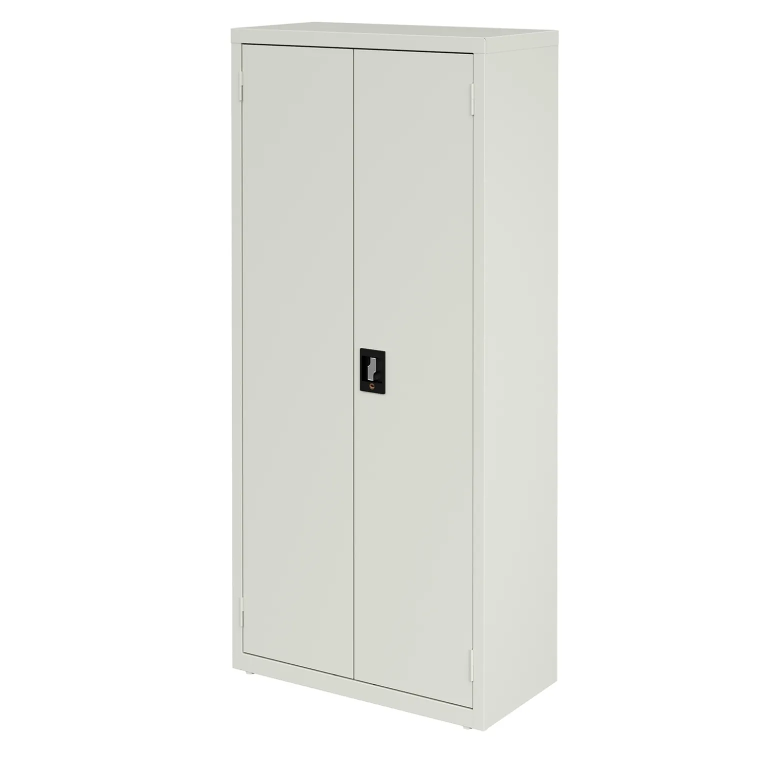 Slim Metal Storage Cabinet with Locking Doors - 30"W x 66"H