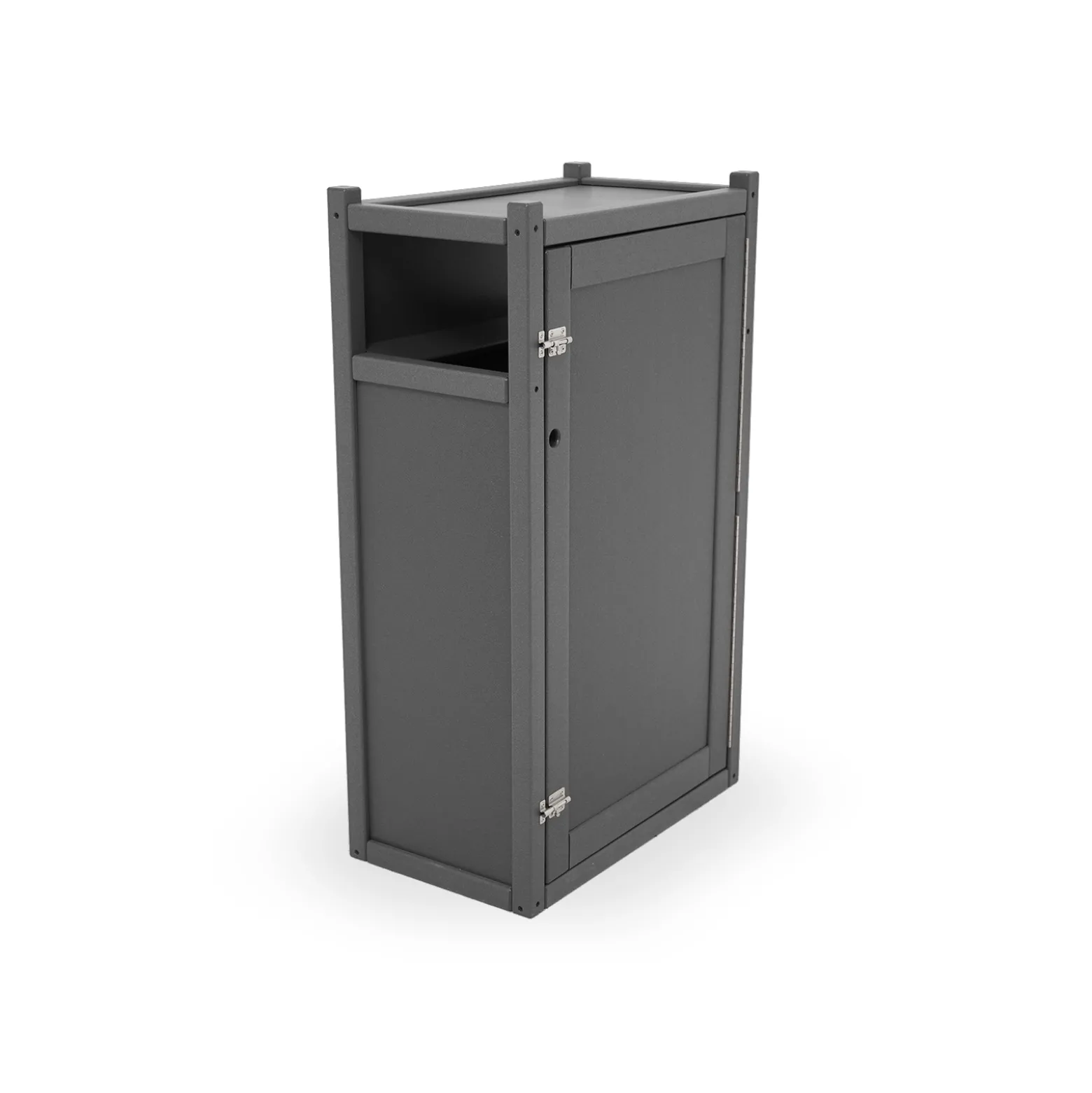 Slim Trash Receptacle with Door