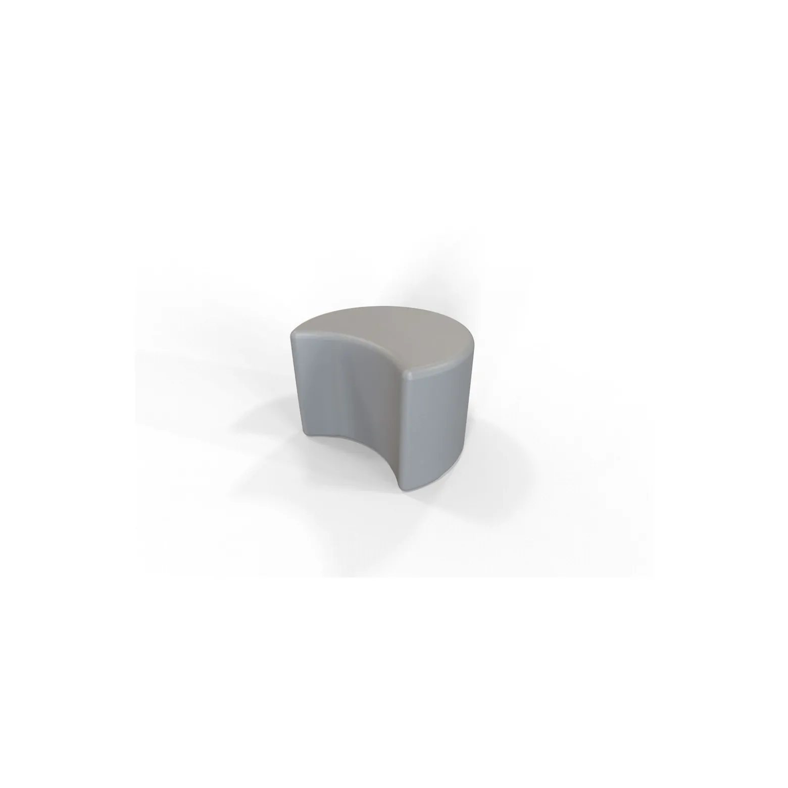 Small Crescent Ottoman - 19.75"W x 16"D x 13.5"H