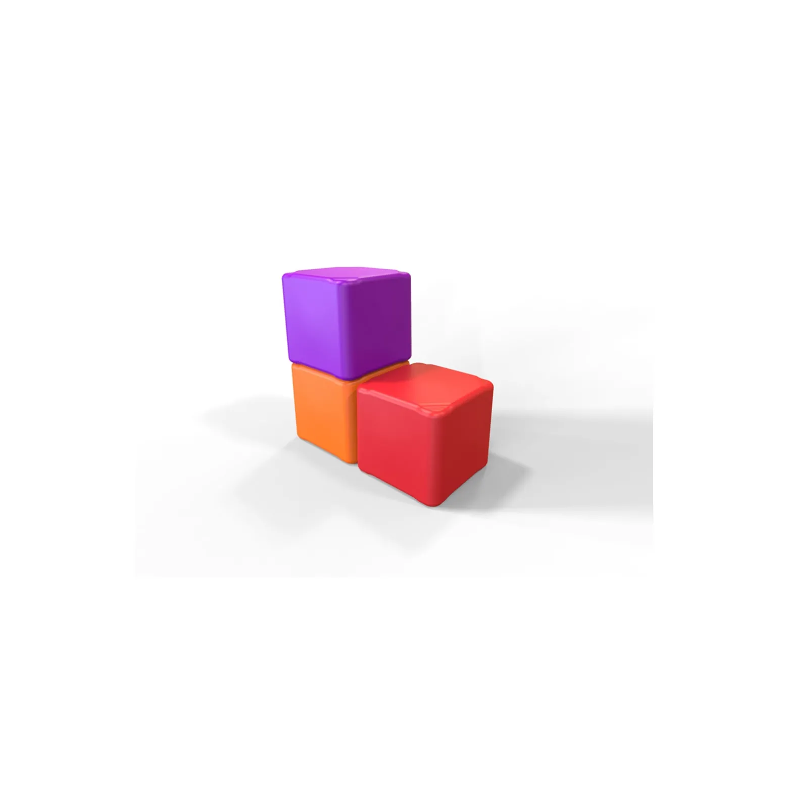 Small Cube Ottoman - 14.75"W x 14.75"D x 13.5"H
