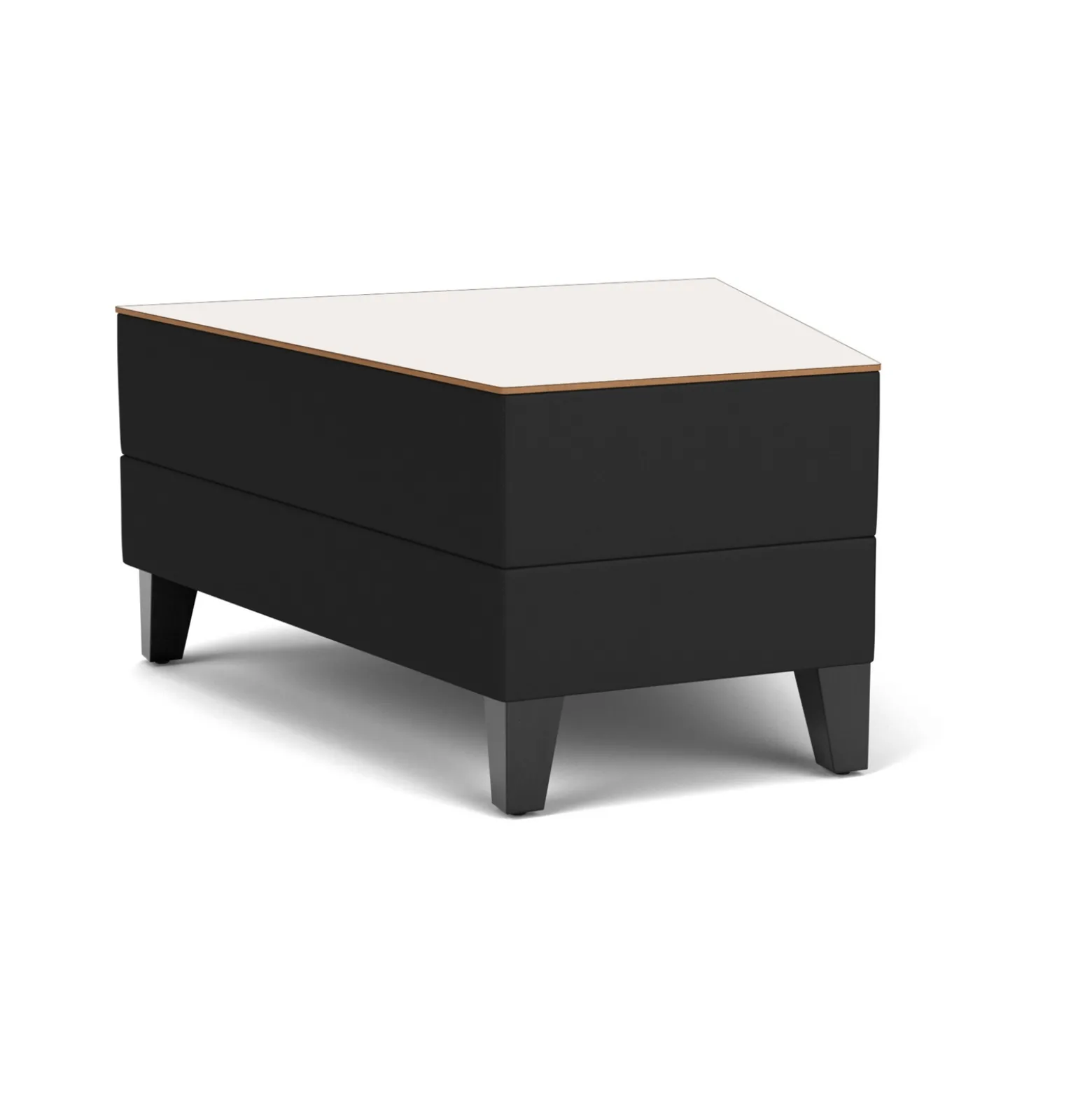 Social 30 Degree Wedge Table in Standard Upholstery