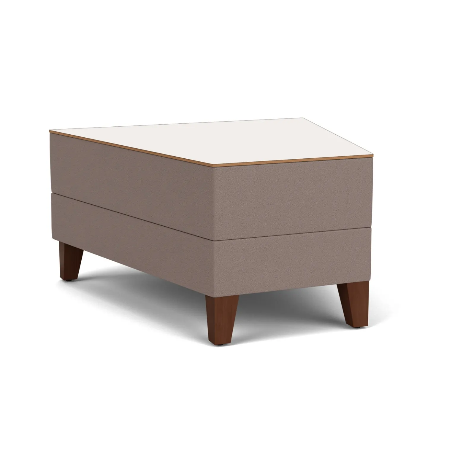 Social 30 Degree Wedge Table in Standard Upholstery