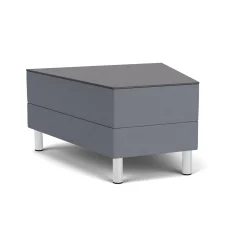 Social 30 Degree Wedge Table in Standard Upholstery
