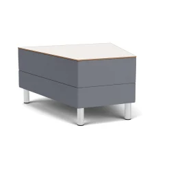 Social 30 Degree Wedge Table in Standard Upholstery